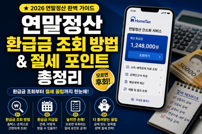 2026 연말정산 완벽 가이드