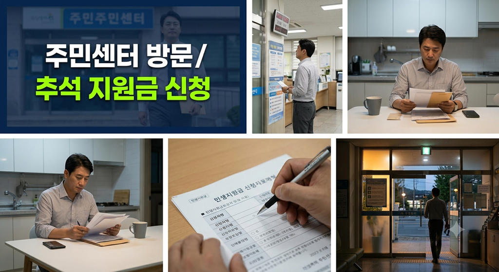 주요 지역별 추석 민생지원금 대상 및 지급 기준