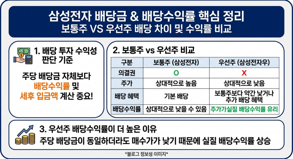 삼성전자 2분기 배당 실수령액