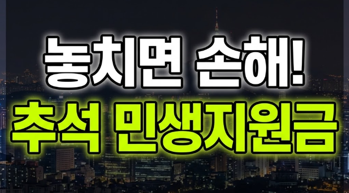 추석 민생지원금